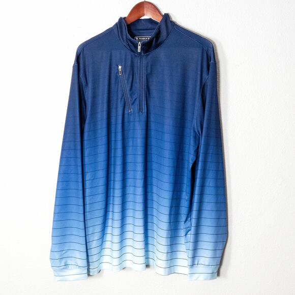 Pebble Beach Men’s Golf Pullover Size XL Performance Golf Athleisure Quarter Zip - Picture 1 of 8